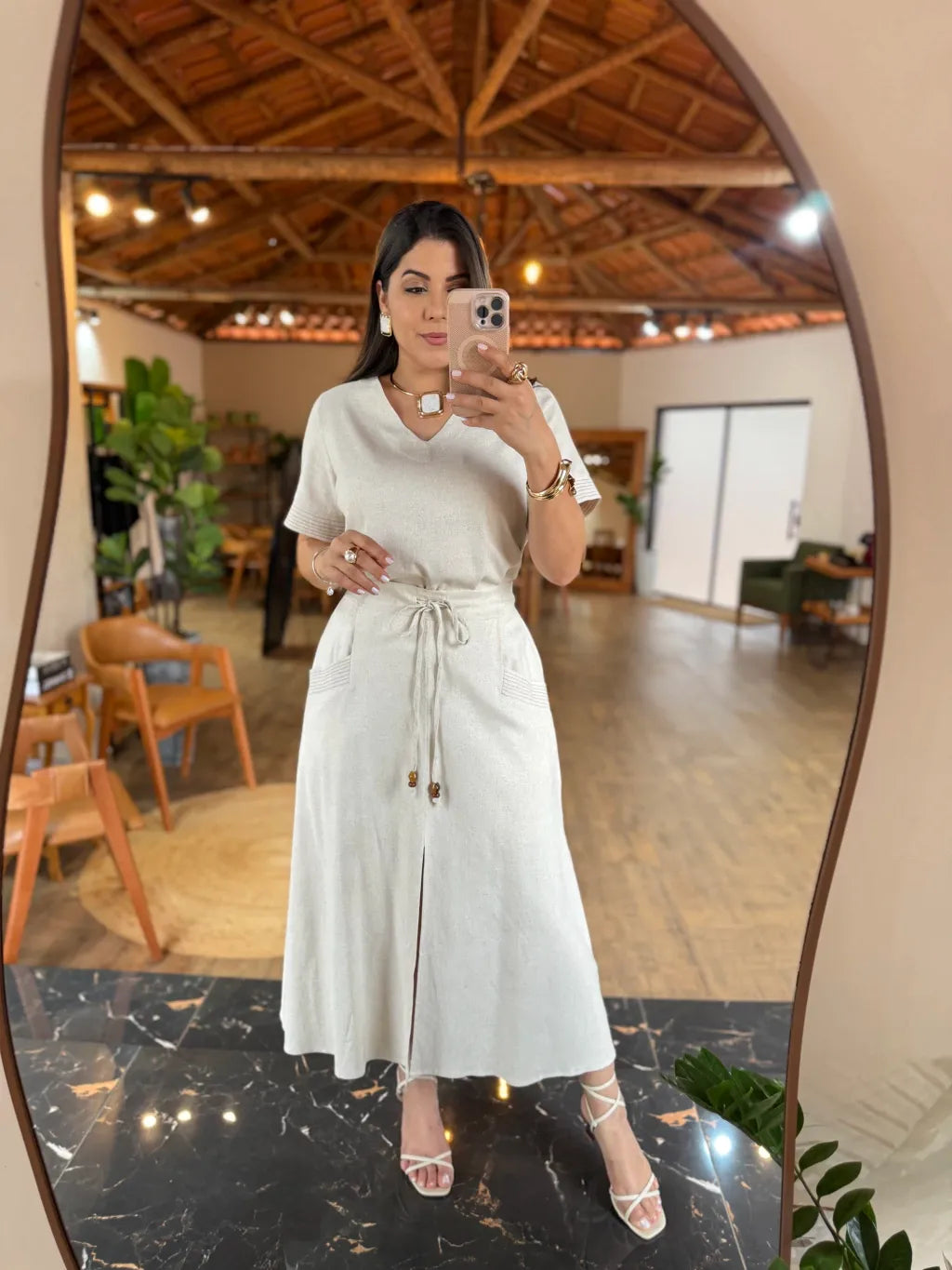 1319 | Conjunto Benine - Linho